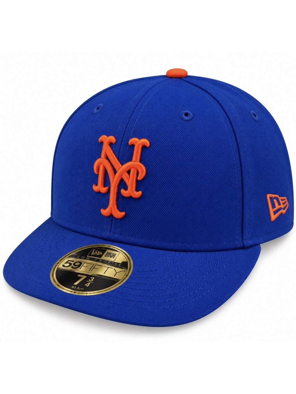 New Era 59 FIFTY New York Mets MLB Fitted Cap Blue/Orange/Black Size 7 3/4 New